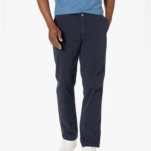 Goodthreads Men's Slim Straight Stretch Canvas Utility Pant In Blue Size 31/32